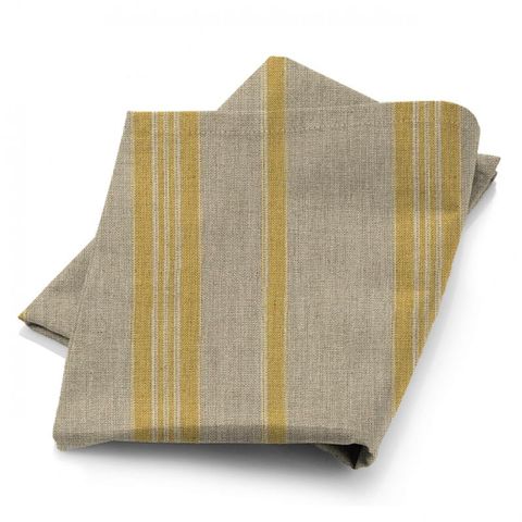 Leagram Stripe Buttercup Fabric