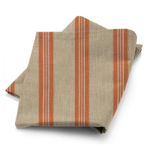Leagram Stripe Clementine Fabric