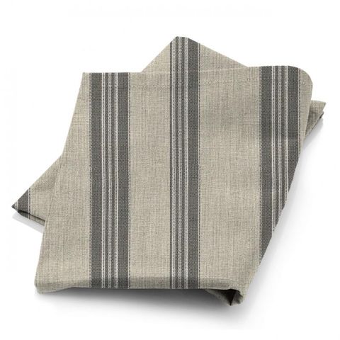 Leagram Stripe Raven Fabric