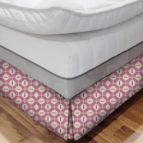 Rumba Magenta Bed Base Valance