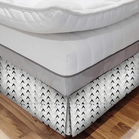 Sanctuary Mono Haze Bed Base Valance