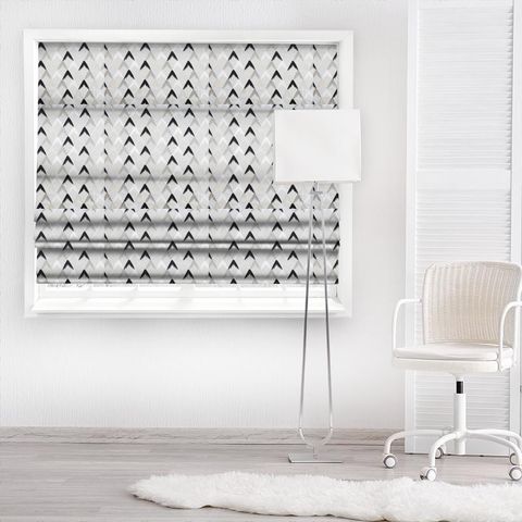 Sanctuary Mono Haze Made To Measure Roman Blind