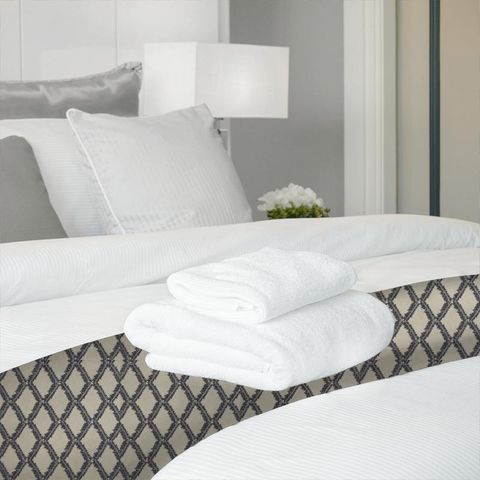 Shelter Navy Bed Runner