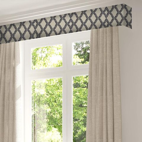 Shelter Navy Pelmet
