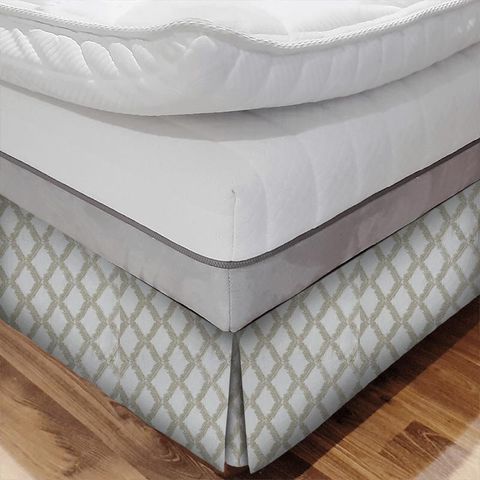 Shelter Silver Bed Base Valance