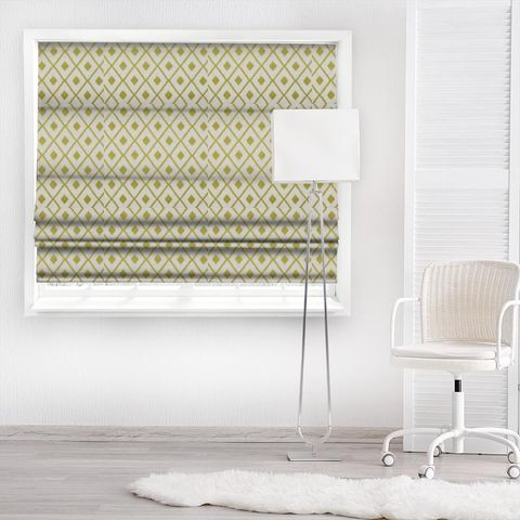 Thrill Lime Made To Measure Roman Blind