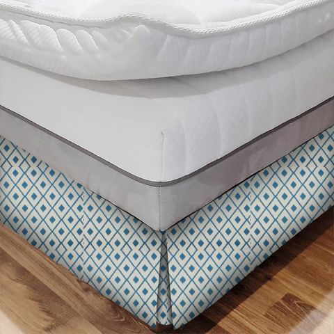 Thrill Teal Bed Base Valance
