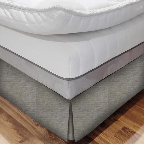 Calm Mono Haze Bed Base Valance
