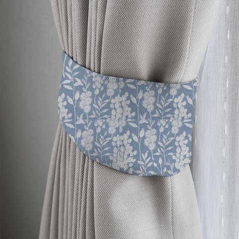 Flora Sky Blue Tieback