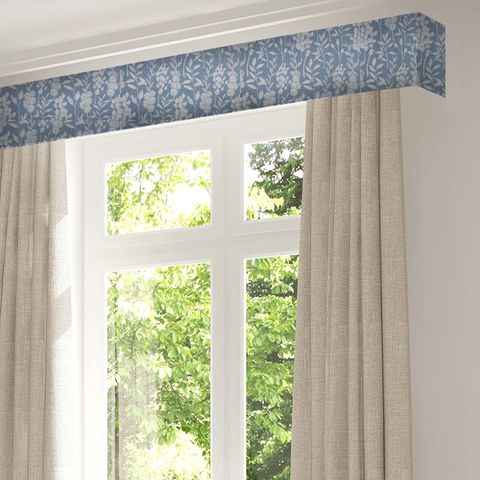 Flora Sky Blue Pelmet