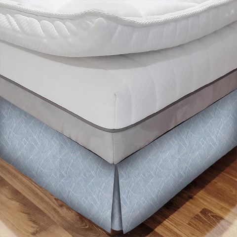 Thicket Sky Blue Bed Base Valance