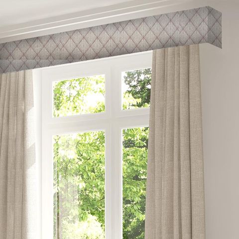 Harmony Cranberry Pelmet