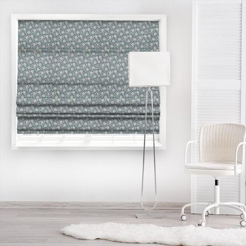Carlina Teal Made To Measure Roman Blind