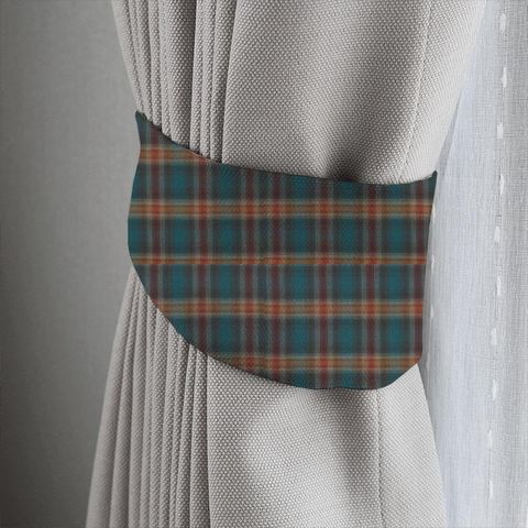 Fair Isle Teal Tieback