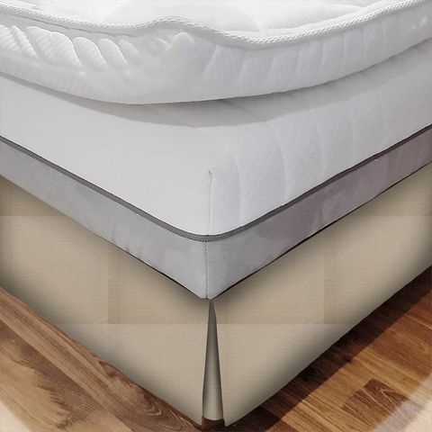 Aztec Linen Bed Base Valance