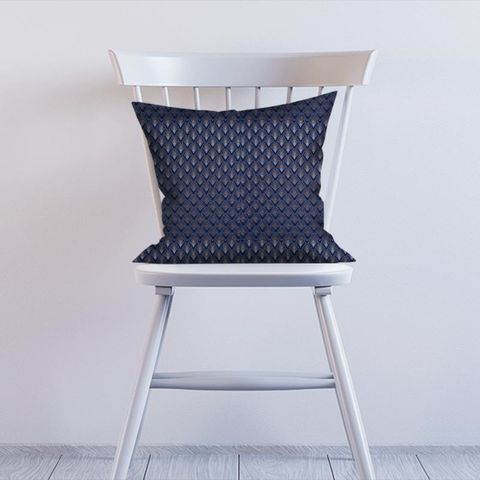 Camille Blueprint Cushion