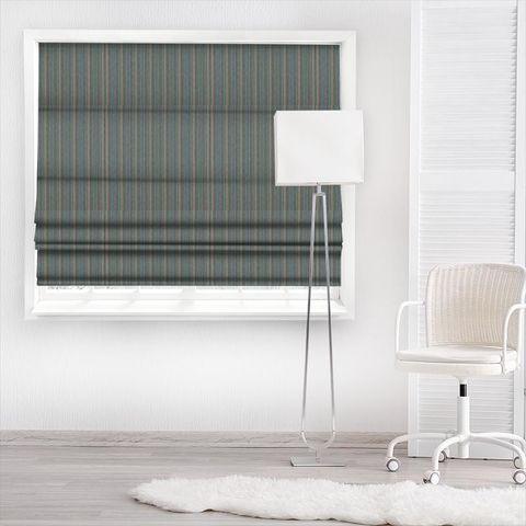 Nalanda Teal Made To Measure Roman Blind