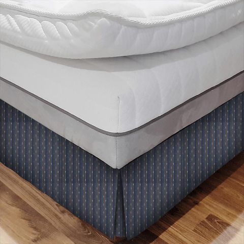 Nomad Indigo Bed Base Valance