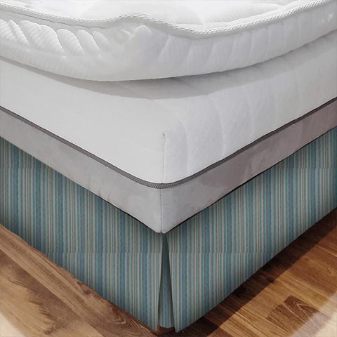 Tahoma Teal Bed Base Valance