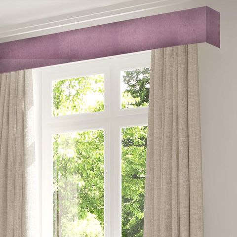Velour Orchid Pelmet