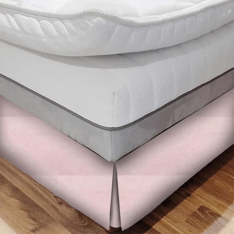 Velour Woodrose Bed Base Valance