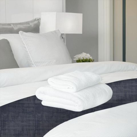 Alessia Navy Bed Runner