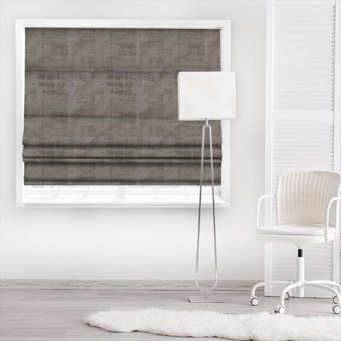 Alessia Silver Made To Measure Roman Blind
