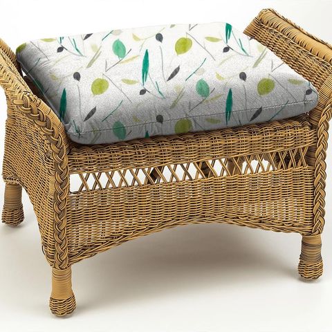 Oxalis Kiwi/Juniper Box Cushion