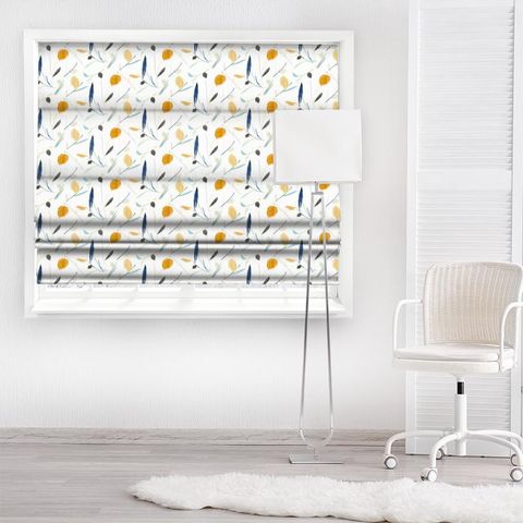 Oxalis Papaya/Honey Made To Measure Roman Blind