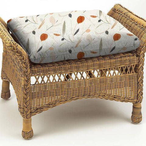 Oxalis Spice/Raffia Box Cushion