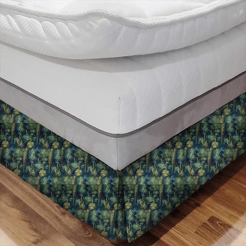 Forbidden Forest Sapphire Bed Base Valance