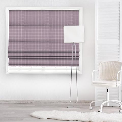 Boston Lilac Made To Measure Roman Blind
