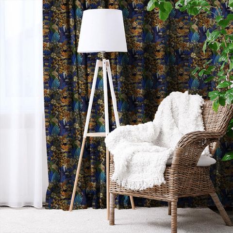 Hidden Paradise Midnite Made To Measure Curtain
