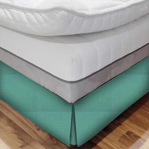 Stockholm Peacock Bed Base Valance