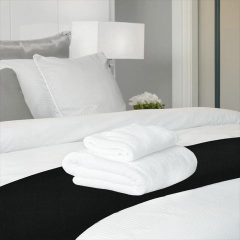 Stockholm Black Bed Runner