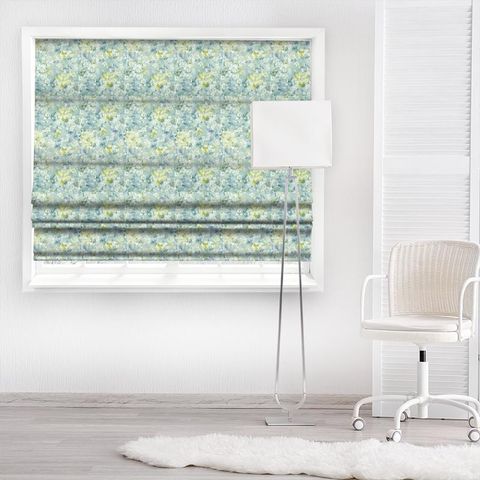 Giverny Lagoon Made To Measure Roman Blind