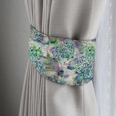 Flourish Teal Tieback