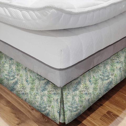 Honister Teal Bed Base Valance