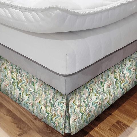 Jasper Coral Bed Base Valance