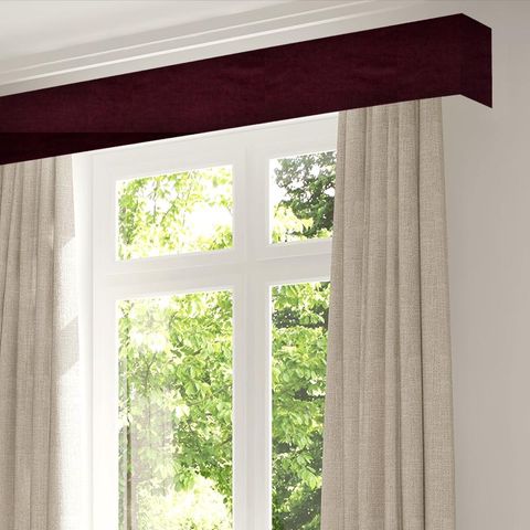 Fiora Burgundy Pelmet