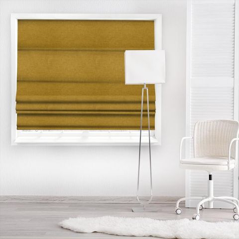 Fiora Ochre Made To Measure Roman Blind