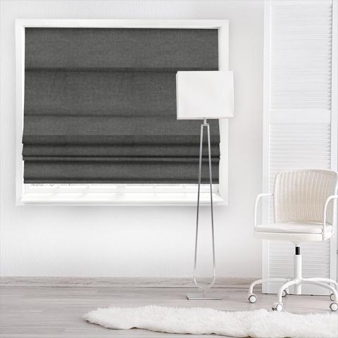 Fiora Smoke Made To Measure Roman Blind