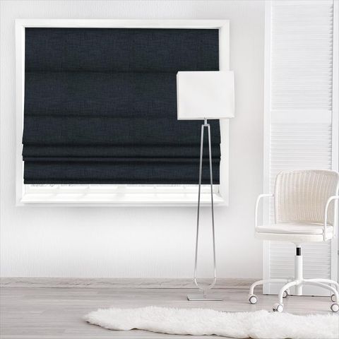 Lokrum Charcoal Made To Measure Roman Blind