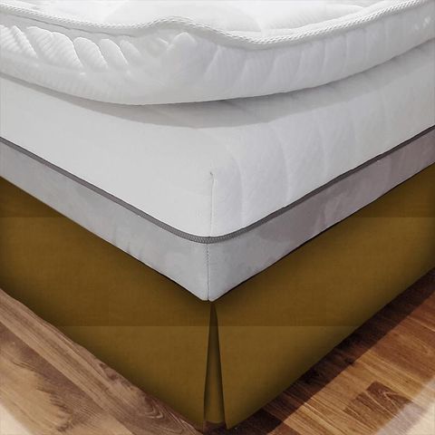 Alvar Turmeric Bed Base Valance