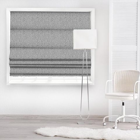 Aria Charcoal Made To Measure Roman Blind