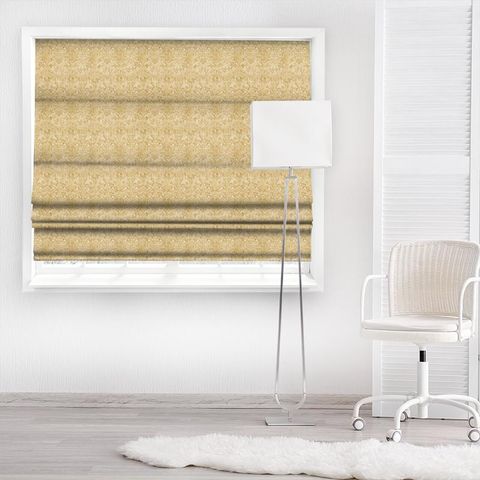 Bluebell Gold/Vellum Made To Measure Roman Blind