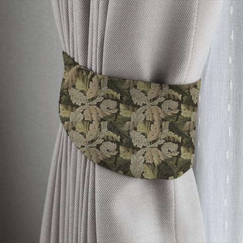 Acanthus Tapestry Forest/Hemp Tieback