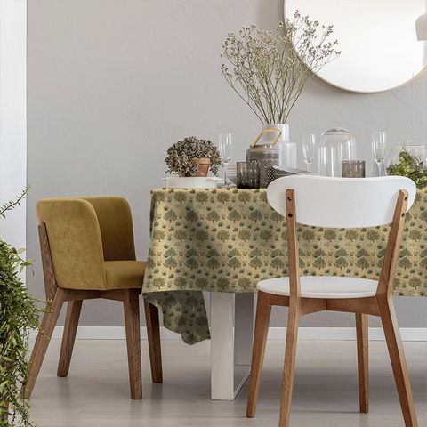 Orchard Olive/Gold Tablecloth