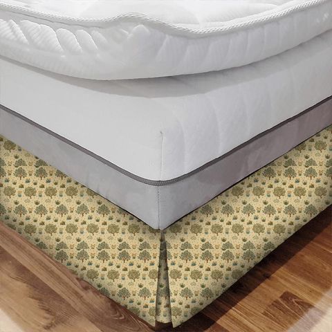 Orchard Olive/Gold Bed Base Valance