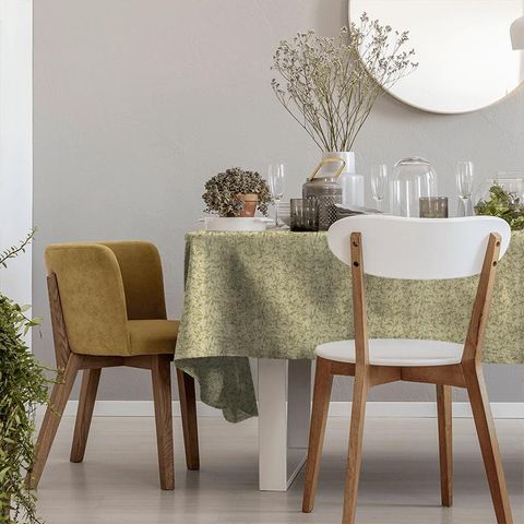 Scroll Loden/Thyme Tablecloth
